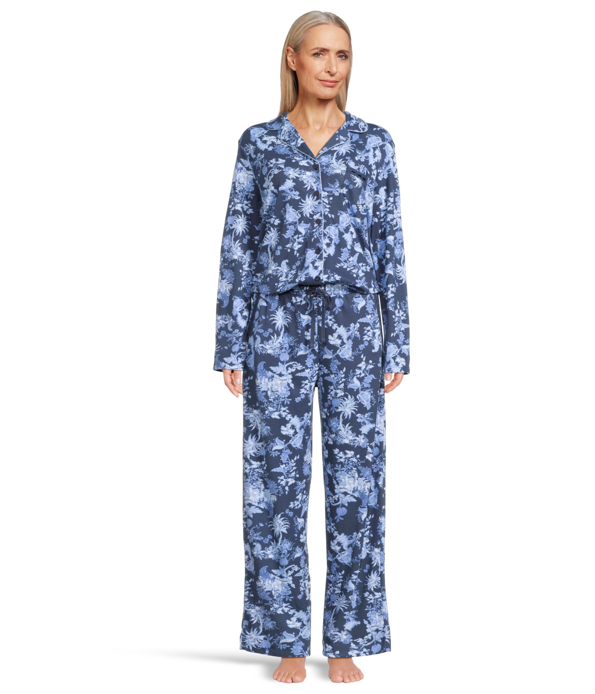 

Пижама Karen Neuburger Riviera Getaway Girlfriend Pj Set, Midnight Toile