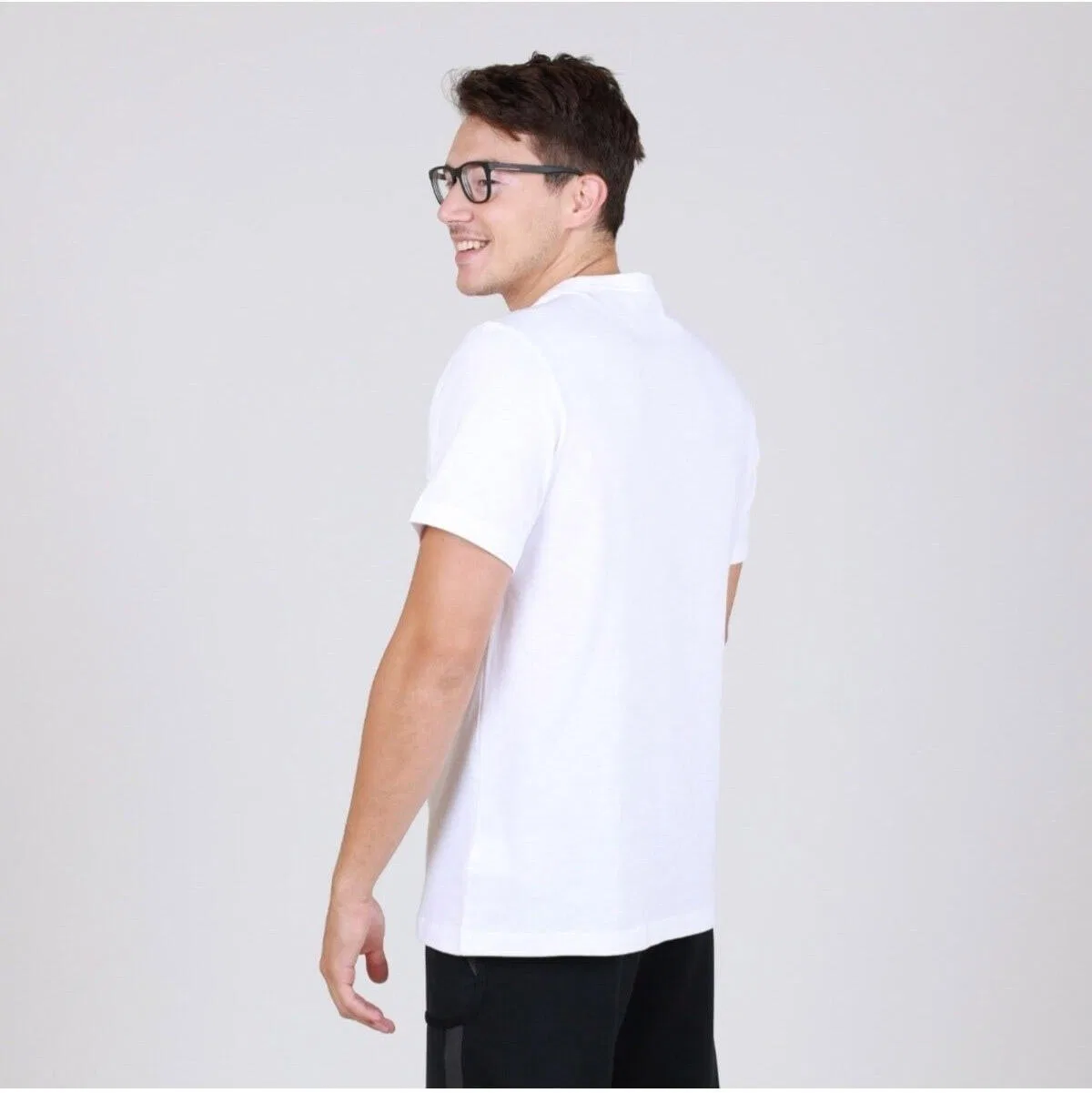Мужская футболка с принтом Nike M Nsw Tee Nike Block1 Fs, Weiß — фото 3