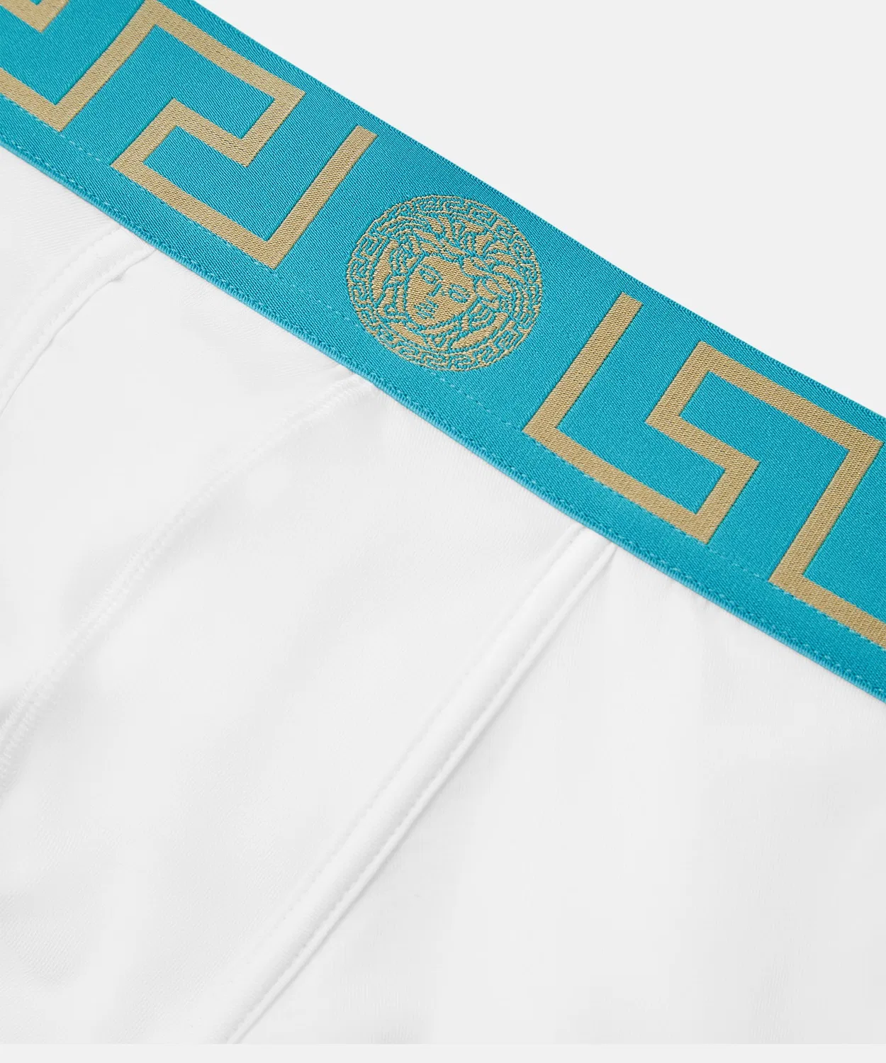 Мужские боксеры с греческим узором Medusa VERSACE, Navy — фото 4