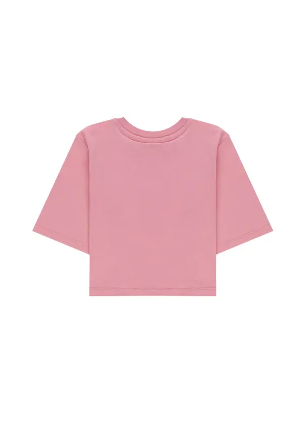 Футболка с принтом Msgm Rosa, розовый — фото 2