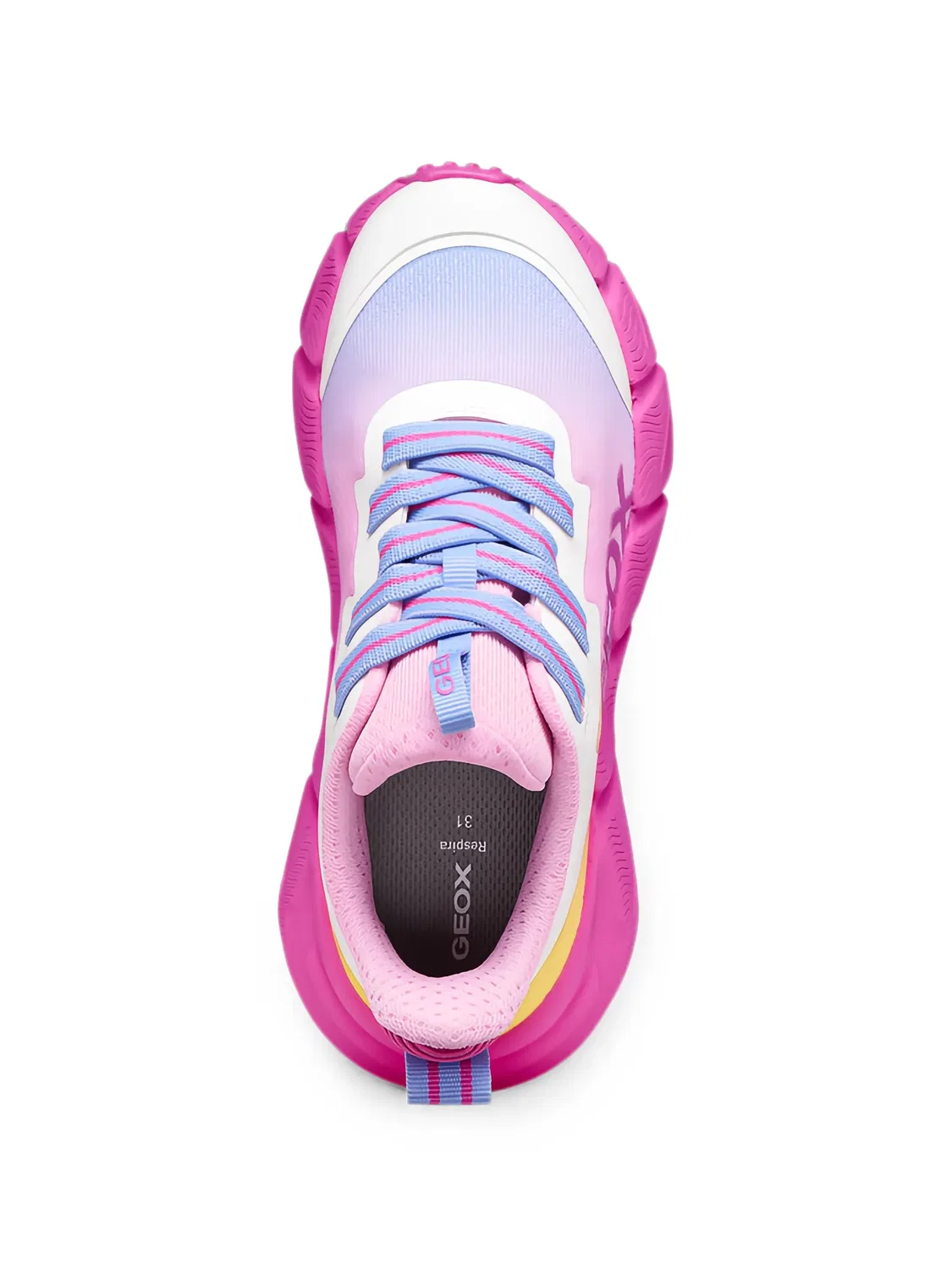 Кроссовки Flexyper с эффектом градиента Geox Kids, розовый — фото 4