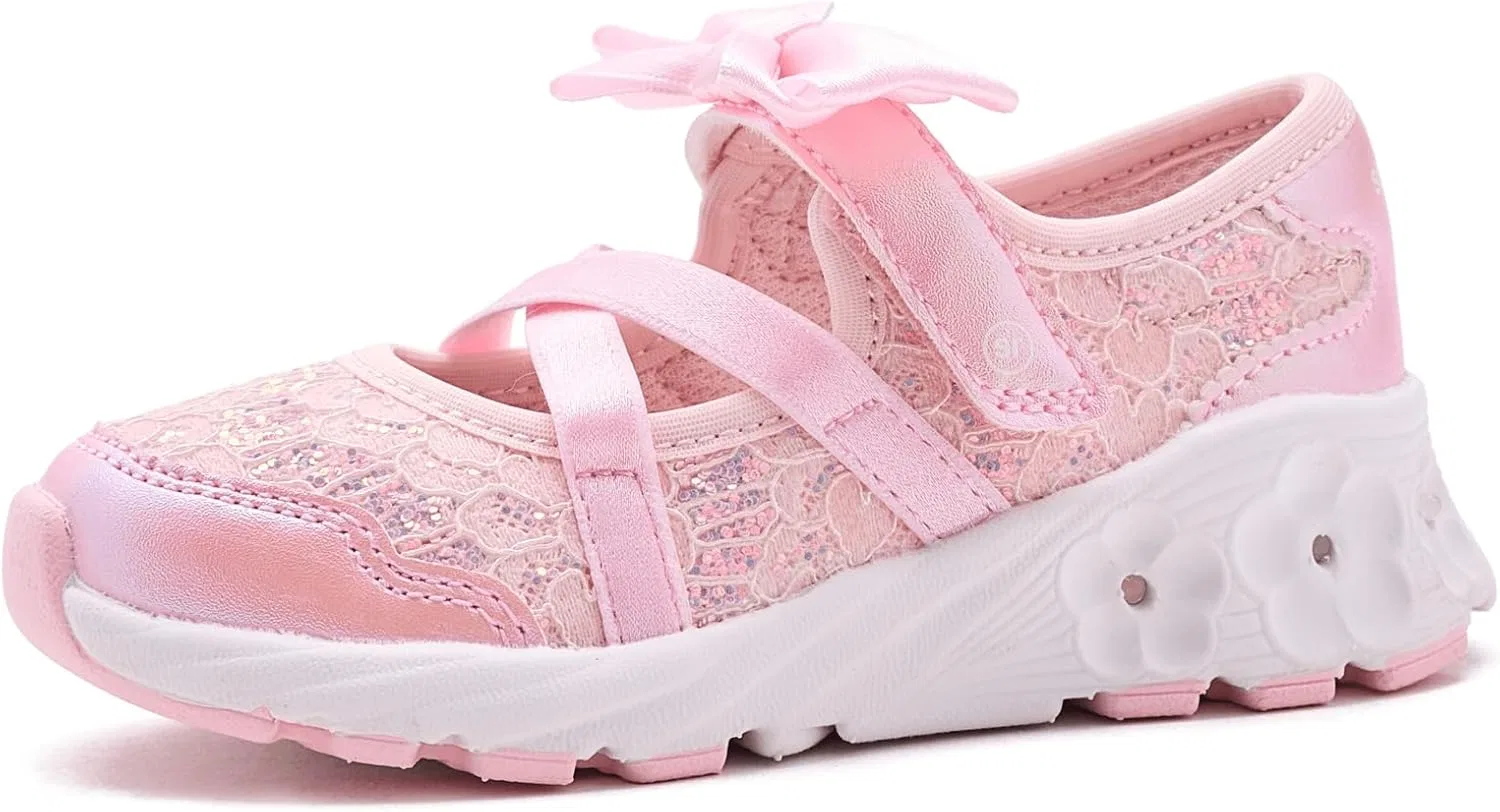 Детские кроссовки для девочек со светящейся подошвой Flora Stride Rite, Blush
