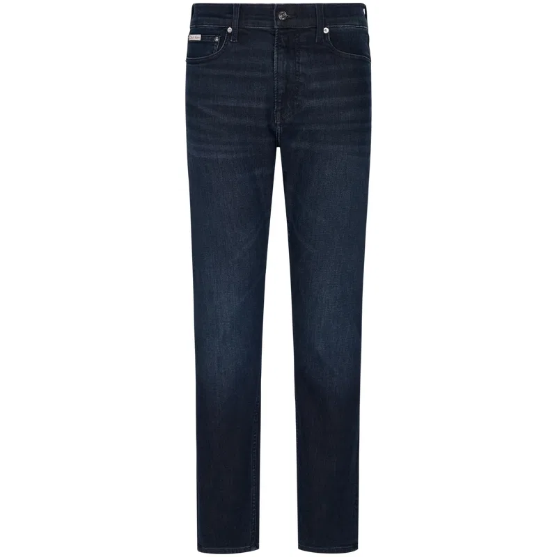 Мужские джинсы зауженные Calvin Klein, Denim Black Blue