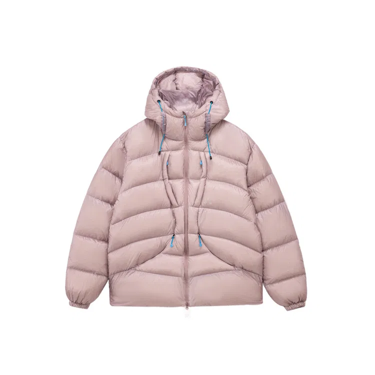 Детский пуховик с капюшоном FPA, Pink Purple