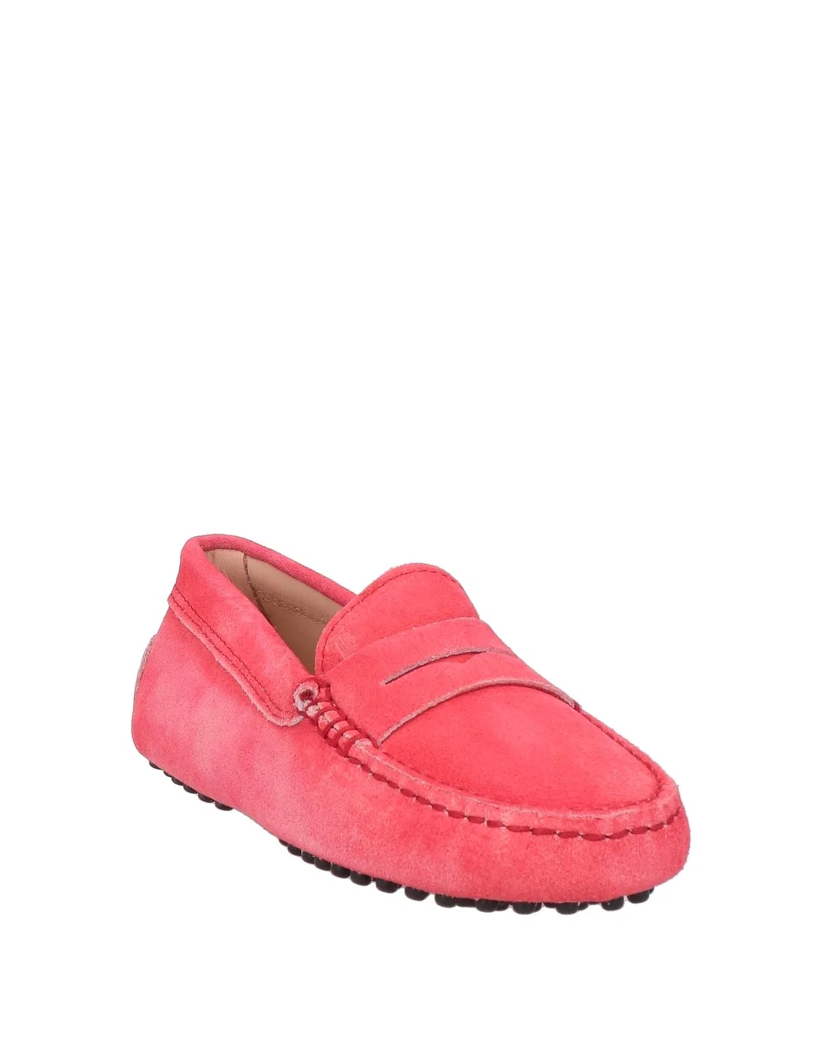 Детские лоферы для девочек с логотипом бренда Tod'S, бордовый — фото 2