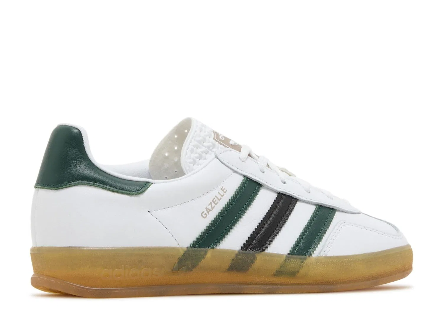 Детские кроссовки без шнуровки Stan Smith Adidas, White Cloud Green Collegiate Black — фото 3