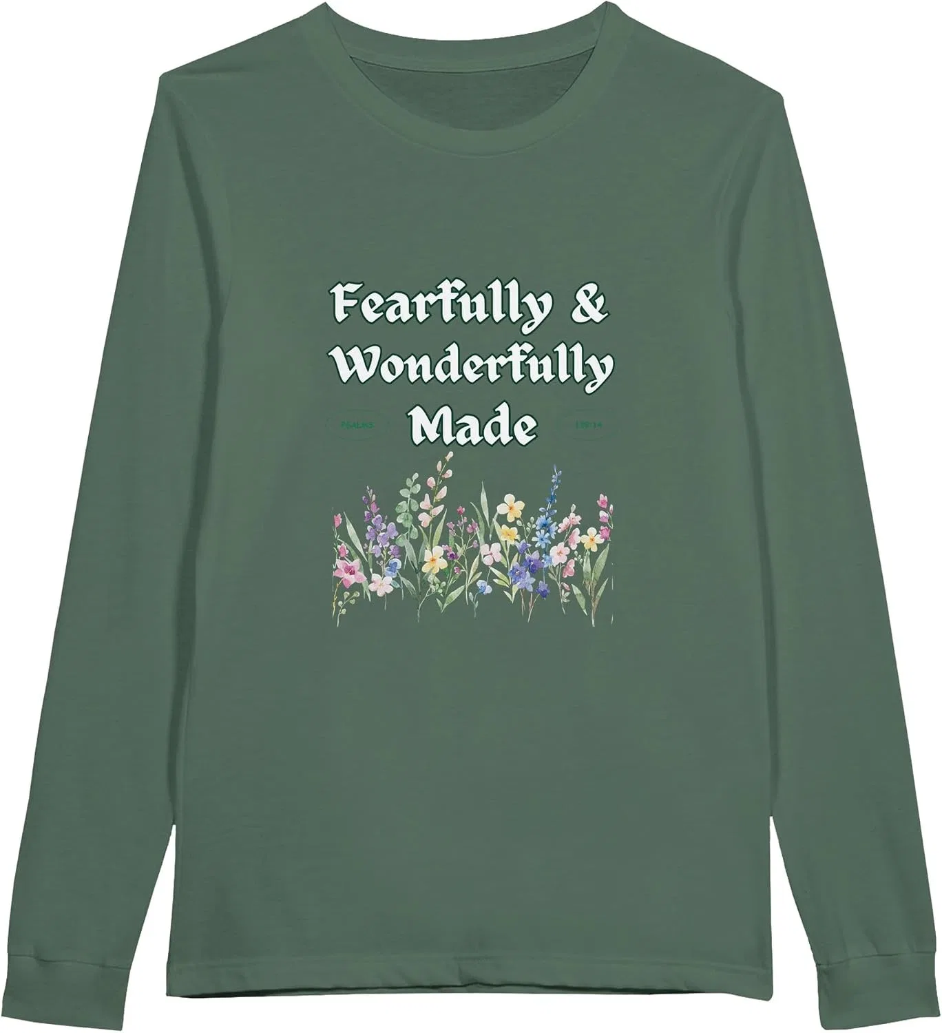 Футболка с длинным рукавом Fearfully & Wonderfully Made, Military Green