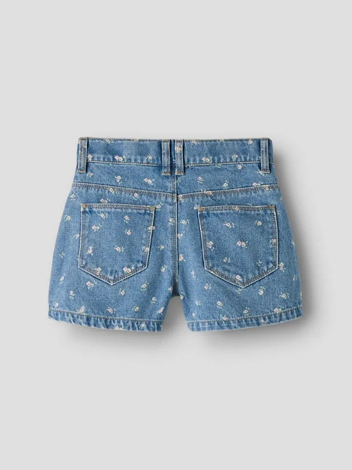 Шорты джинсовые Mom fit Rose Name It, синий — фото 2