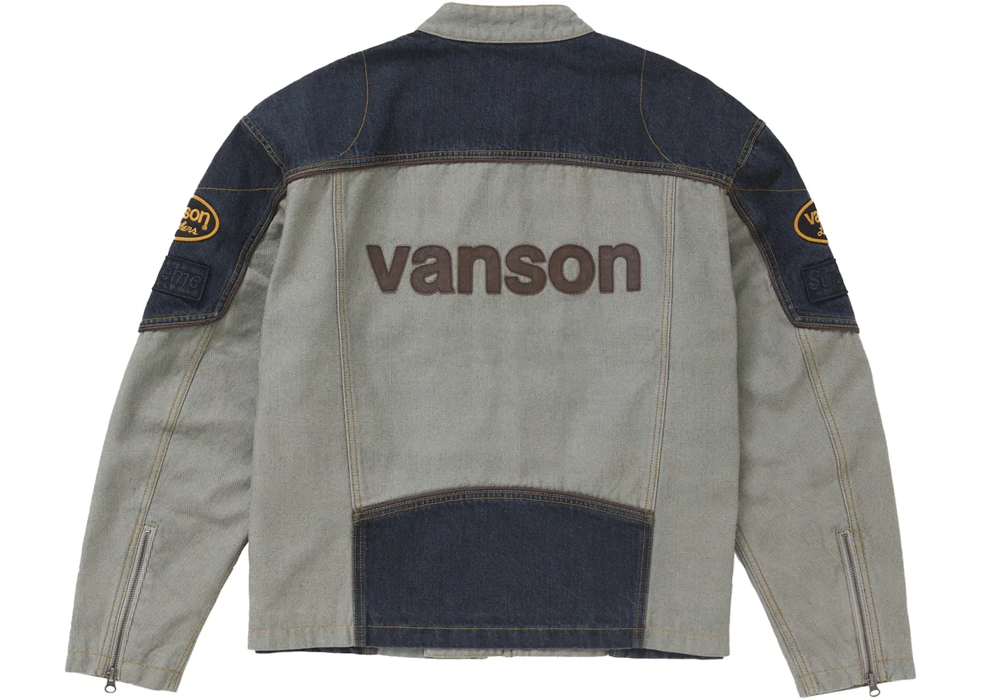 Мужская куртка из кордуры и хлопка с джинсовым оттенком Supreme, Denim — фото 3