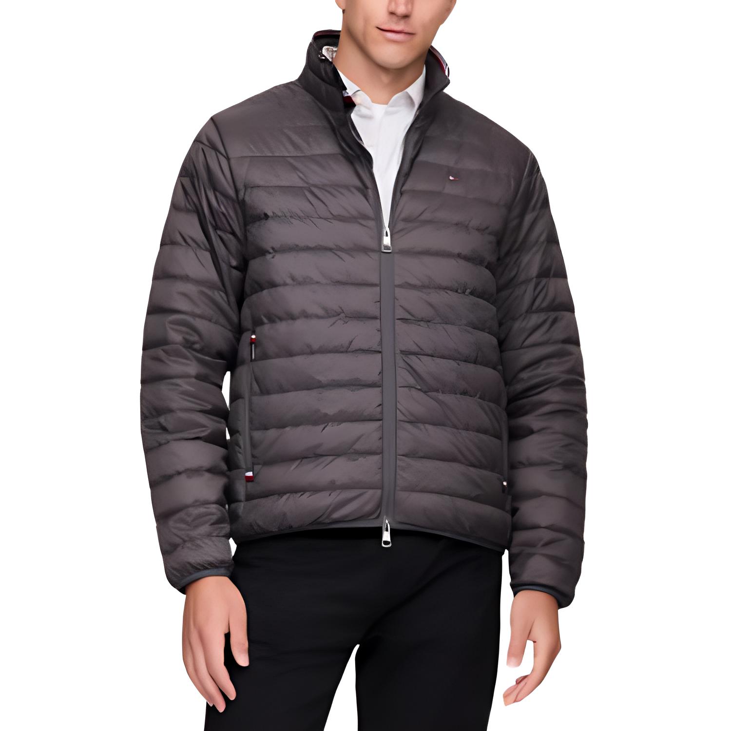 

Tommy Hilfiger Пуховик мужской темно-серый, Dark Gray