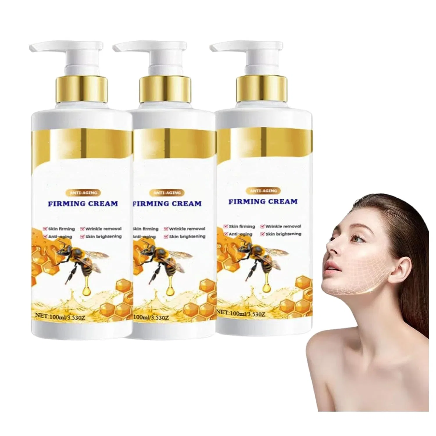Anti-Aging Straffungscreme, JIAOY, 3 Stück, 100 мл, 3PCS