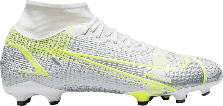 

Бутсы Nike Mercurial Superfly 8 Academy MG 'Metallic Silver Volt', белый