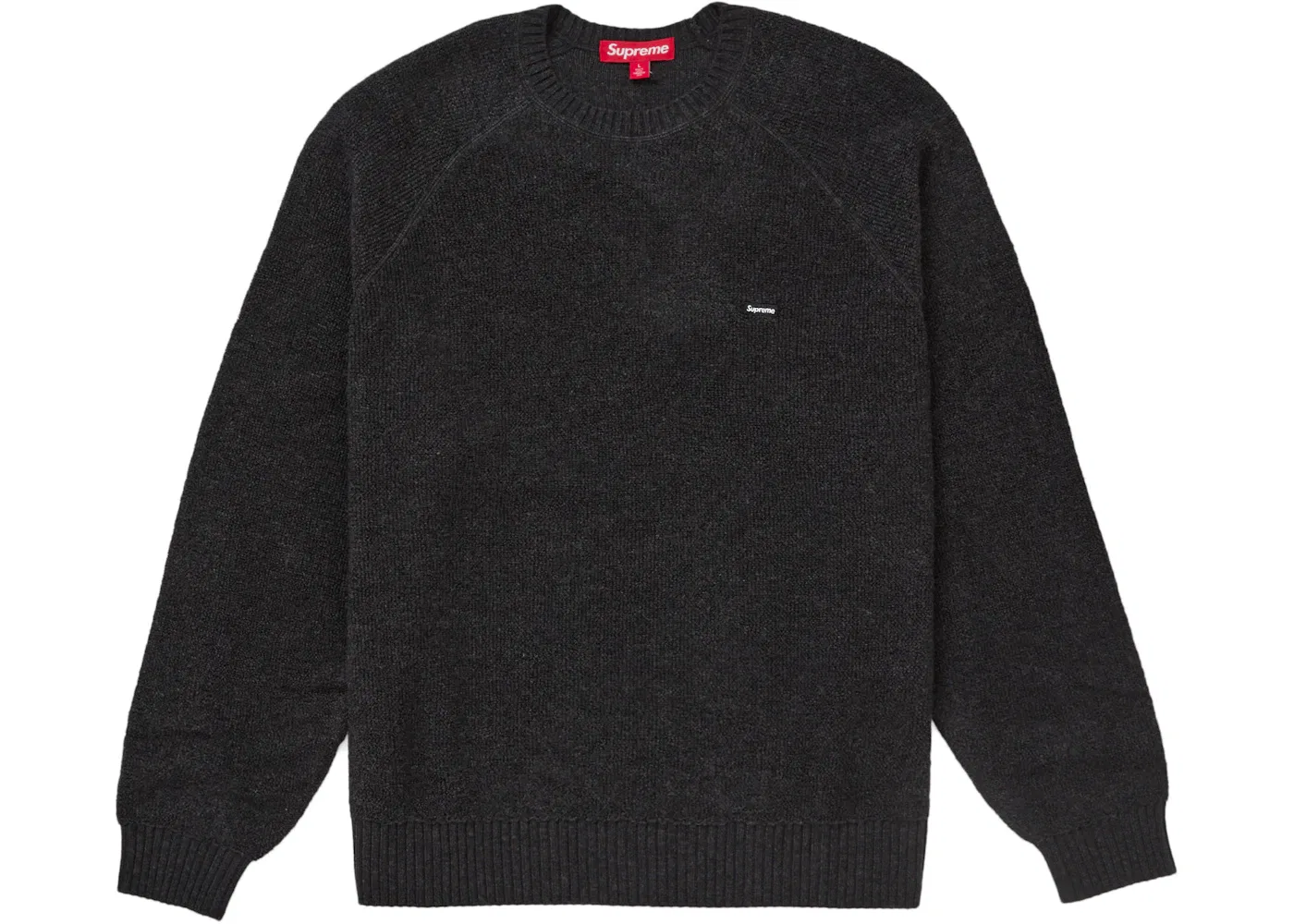 Мужской свитер с принтом Supreme Terry Small Box Sweater, Black