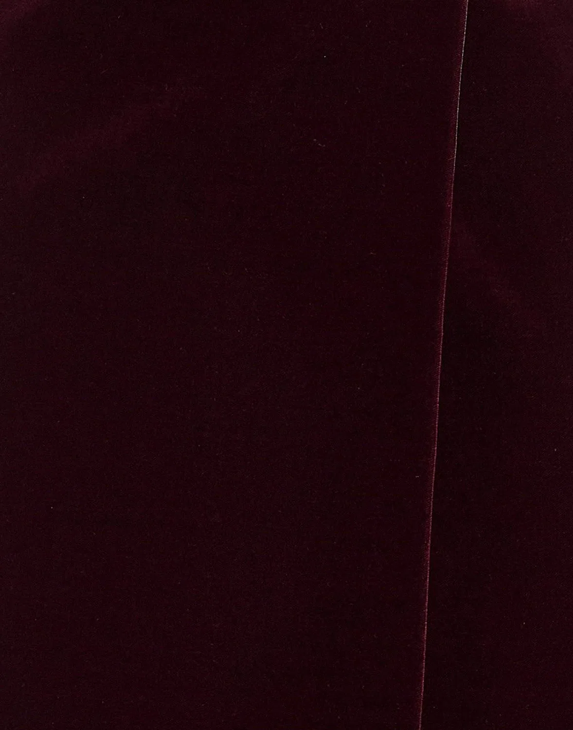 Женская юбка-запах с поясом Burgundy Saint Laurent, бордовый — фото 4
