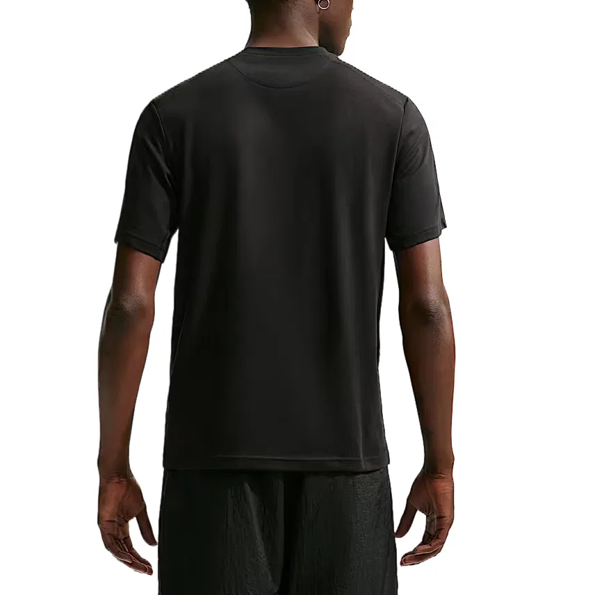 Мужская футболка с коротким рукавом Dri FIT Primary Nike, Black/Black/Cactus Green — фото 3