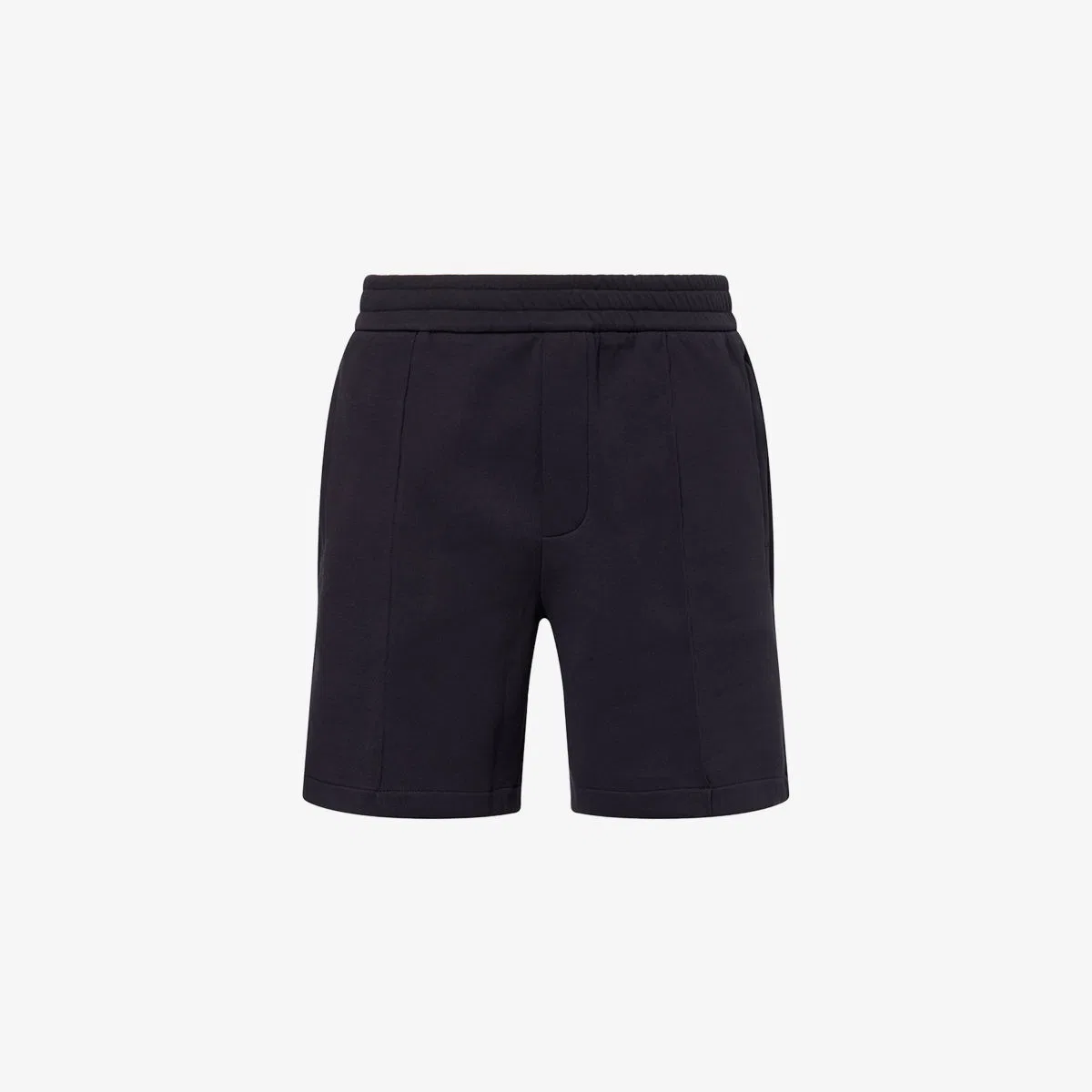 Бермуды из хлопковой смеси с двойной трикотажной отделкой Eagle-patch Emporio Armani