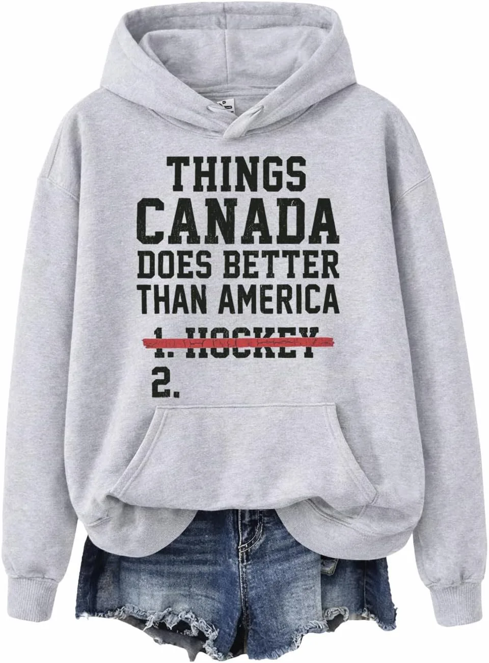 

Свитшот Things Canada Does Better Than America Phncal