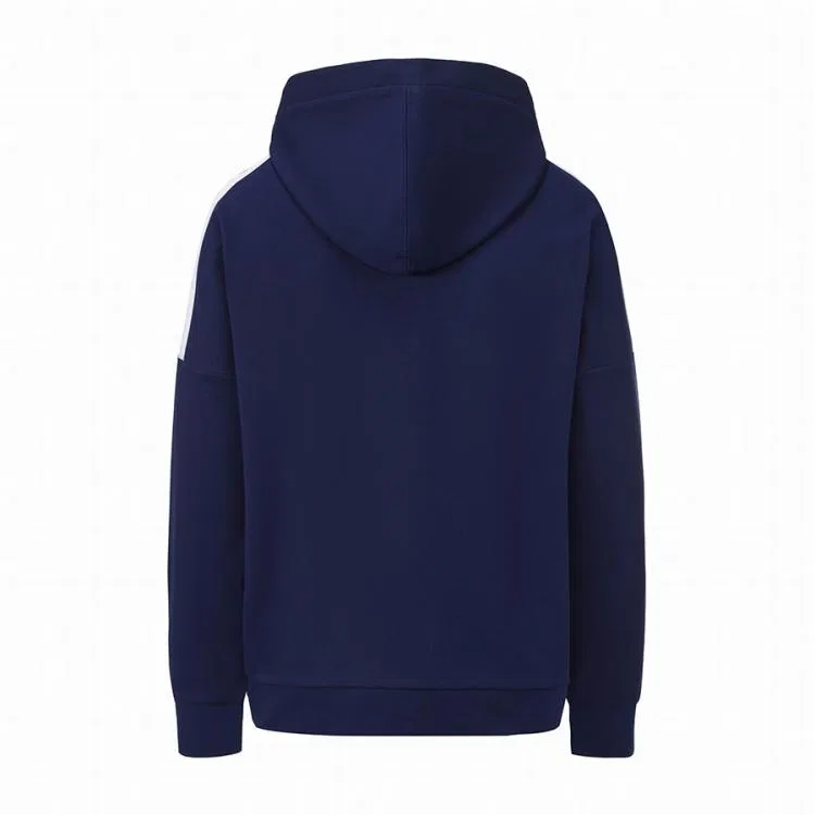 Мужская куртка с капюшоном, немодельный прямой крой, Adidas, Blue/White — фото 3