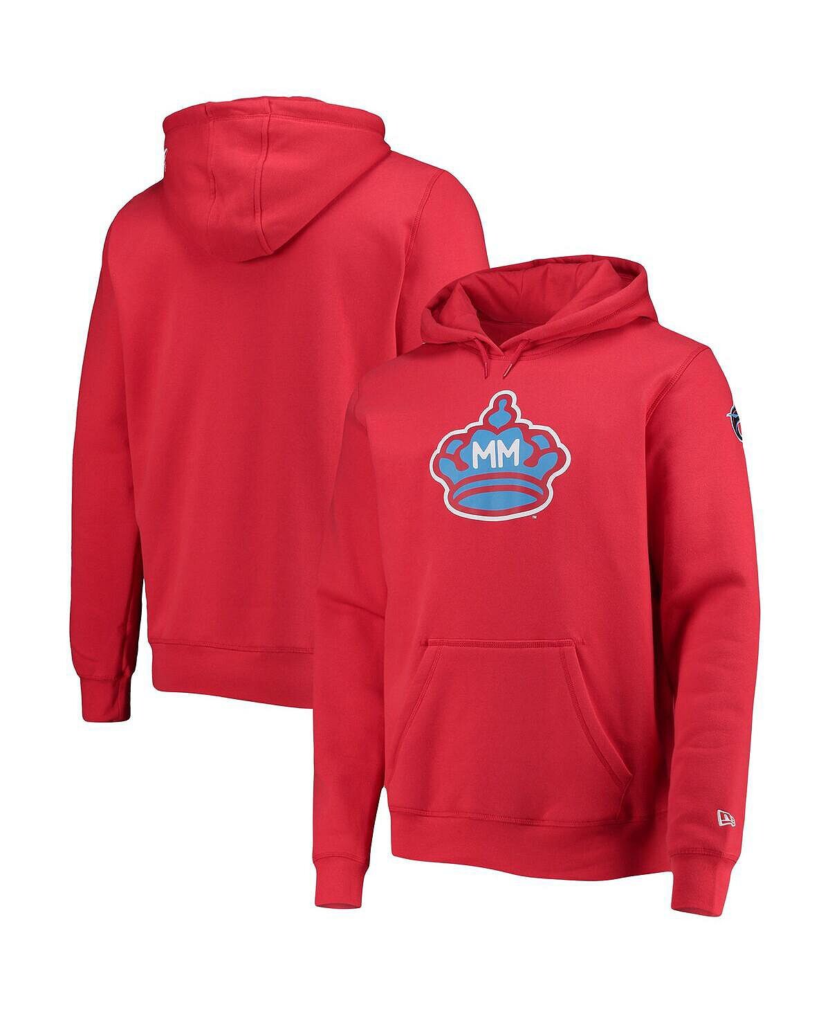 

Мужская красная толстовка с капюшоном miami marlins city connect pullover New Era, красный