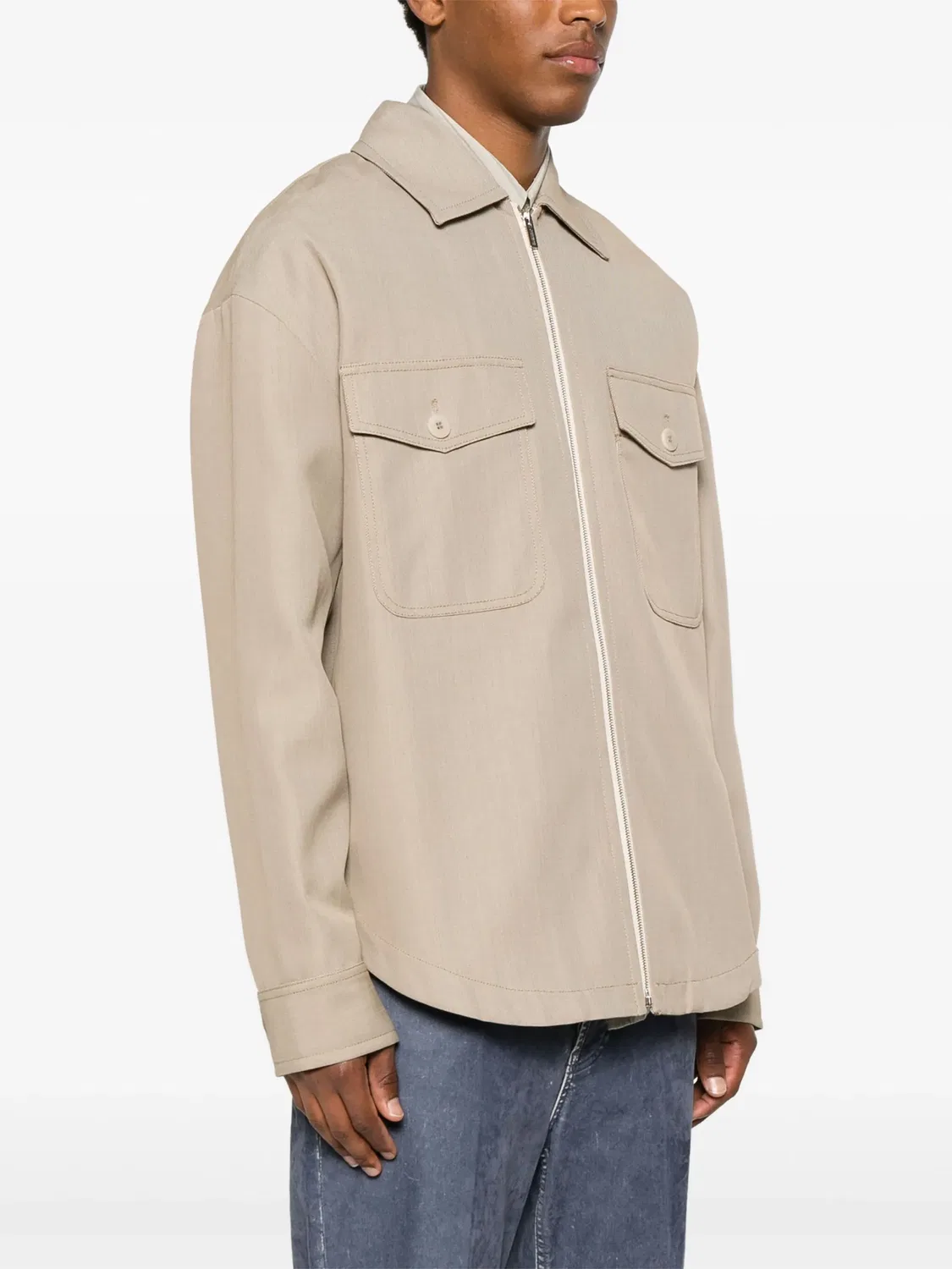 Куртка Le Blouson Montaigne от Jacquemus, бежевый — фото 4