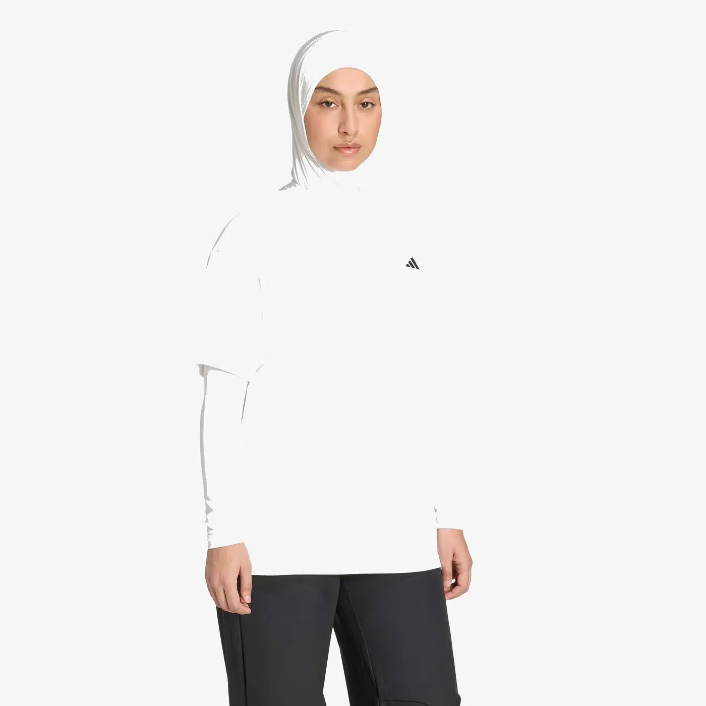 Футболка оверсайз для тренировок Primelift Essentials Adidas, белая — фото 2