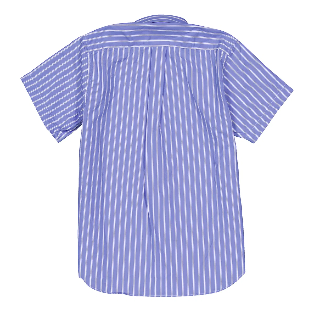 Детская рубашка из хлопкового поплина с полосками Cdg Play Kids Striped Cotton Poplin Shirt Comme Des Garcons, Blue — фото 2