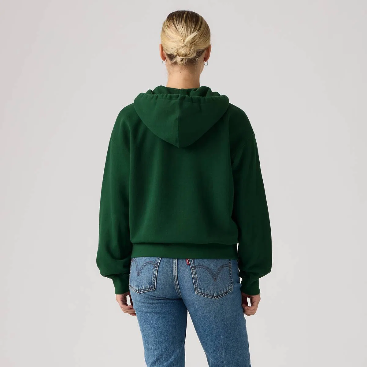 Повседневная толстовка на молнии Levi's, Pine Grove - Green — фото 4