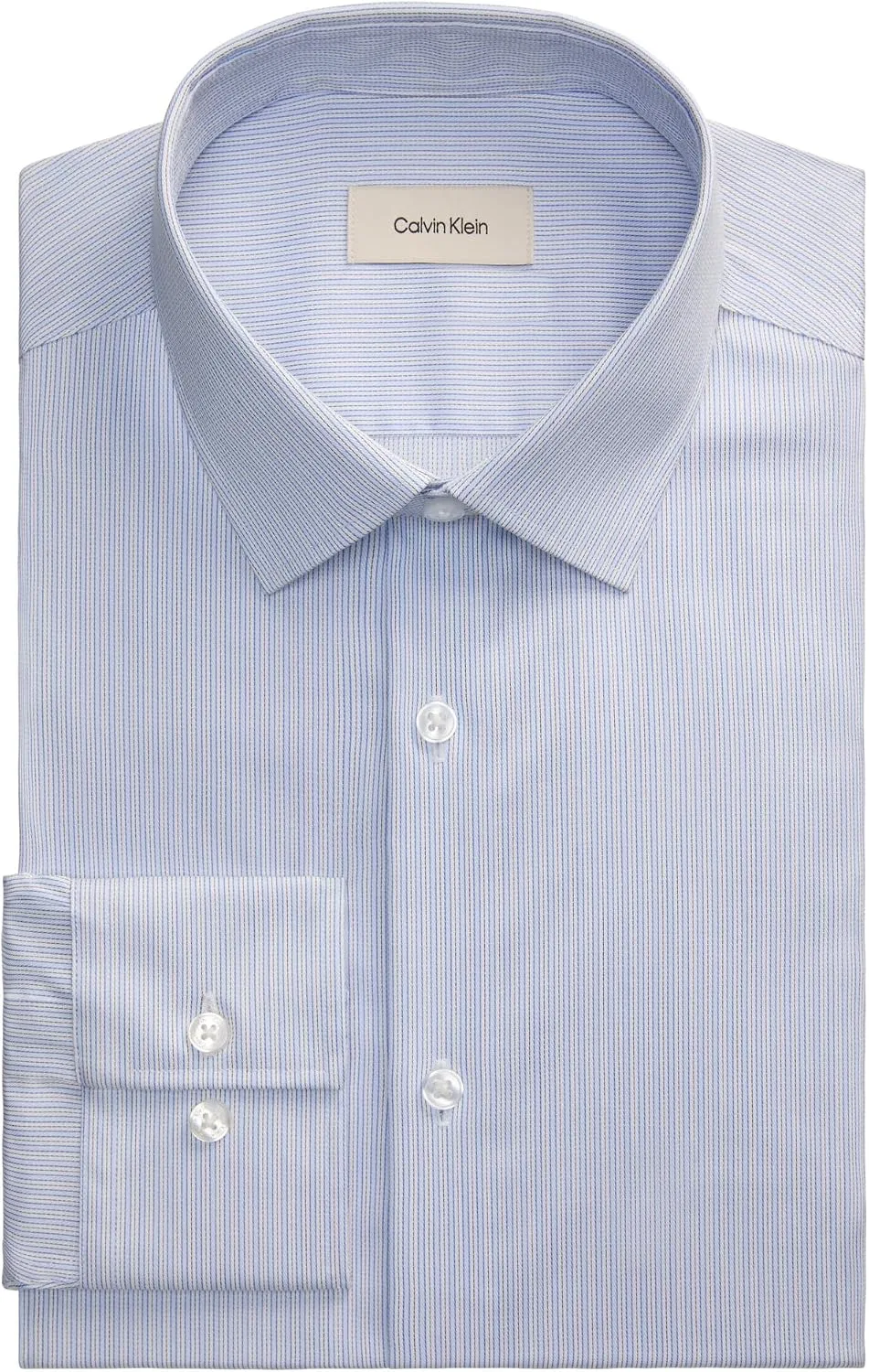 Мужская рубашка из хлопка Calvin Klein, Blue Stripe — фото 3