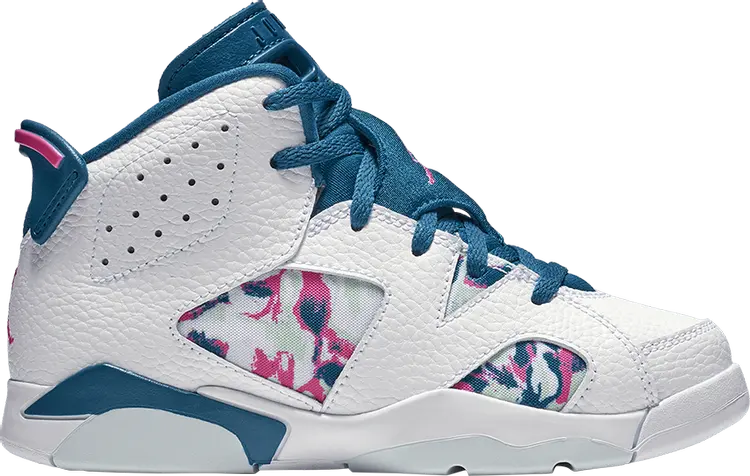 

Кроссовки Air Jordan 6 Retro PS Green Abyss, белый