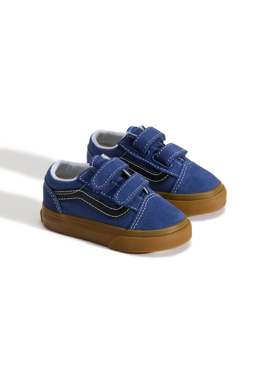 Кроссовки VANS 'Old Skool' цвета горечавки — фото 2