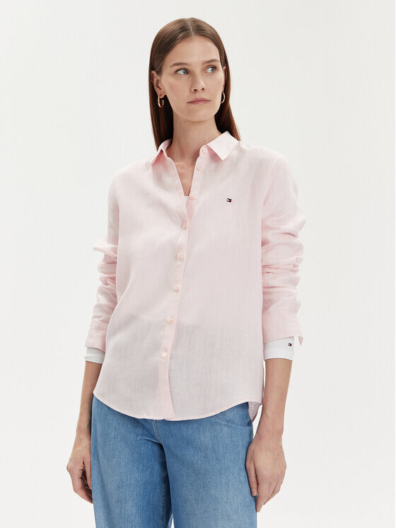 

Рубашка Tommy Hilfiger, розовый