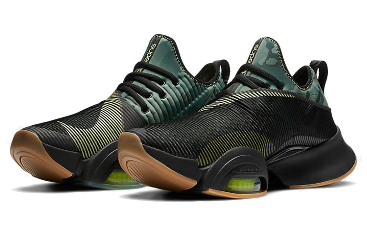 Кроссовки Nike Air Zoom SuperRep, черный/зеленый — фото 3