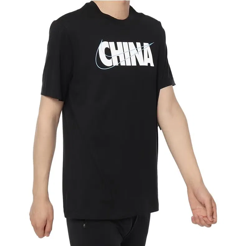 Футболка с принтом China Logo Nike, черный — фото 3
