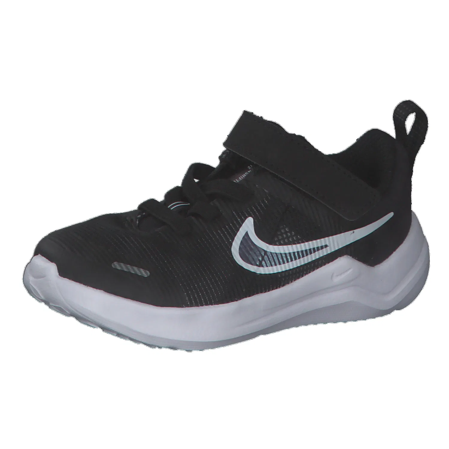 Детские кроссовки с защитой Nike Downshifter 12 Next Nature, Schwarz Weiss