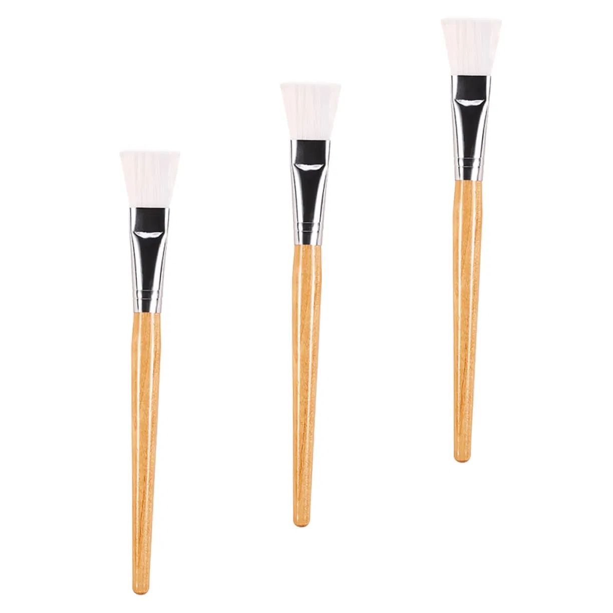 Набор масок для лица, 3 шт, деревянная кисть, Beaupretty, Beige