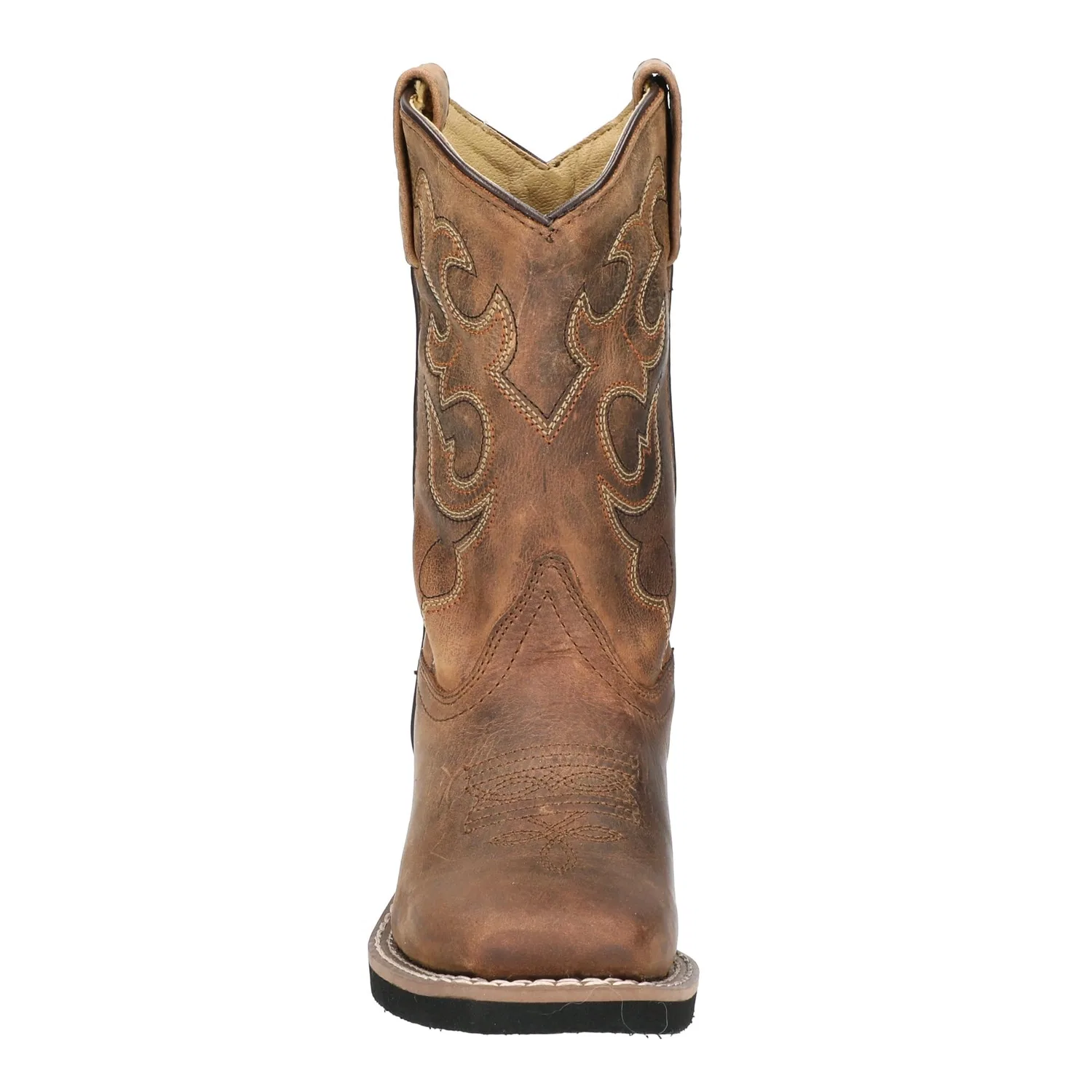 Детские ковбойские сапоги для мальчиков из натуральной кожи Smoky Mountain Boots, Dark Crazy Horse — фото 2
