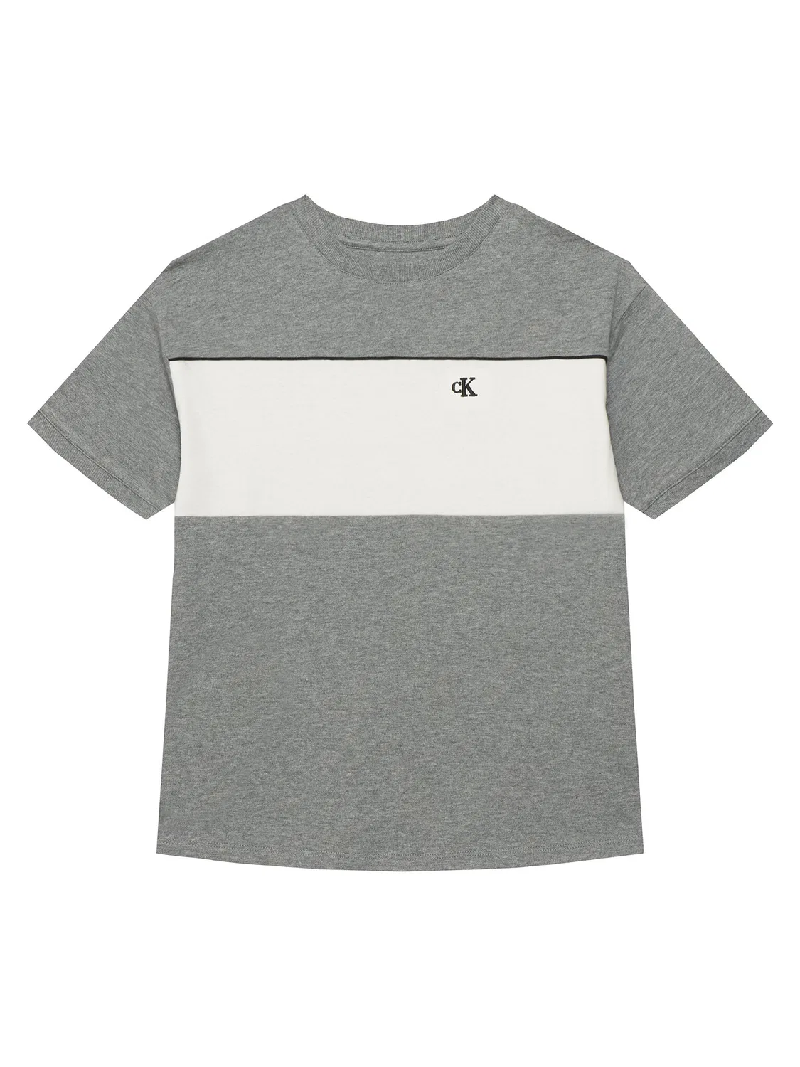 Футболка стандартного кроя для мальчика Calvin Klein Jeans, серый