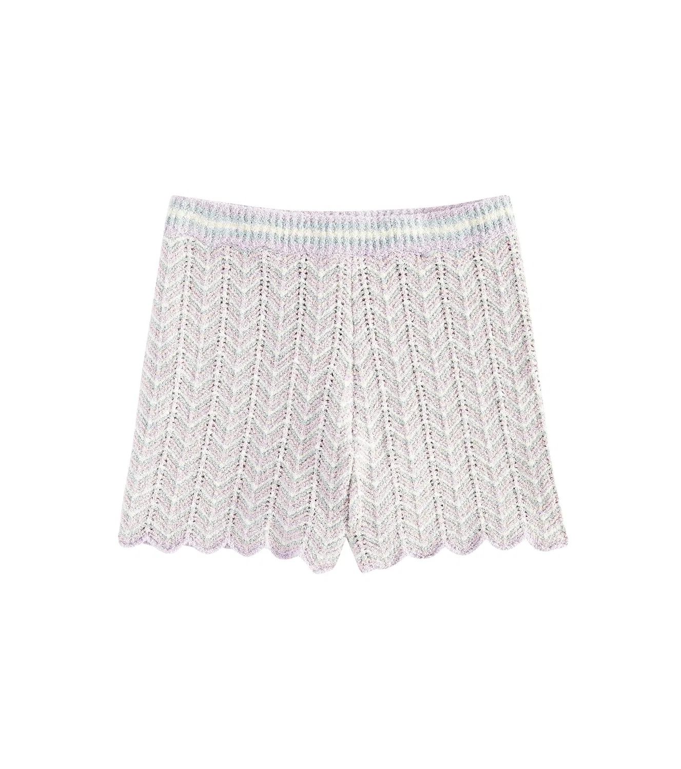Шорты хлопковые Zimmermann Kids, мультиколор