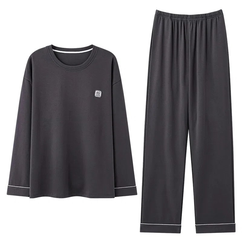 Детский комплект пижам из хлопка Dark Gray 11939 MIIOW