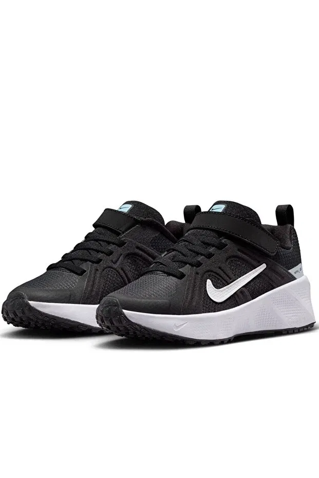 Детские спортивные кроссовки для девочек с шнуровкой Metro Tek Daily Nike, 1Black/White