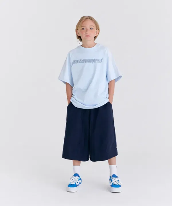 Детский спортивный костюм Racing Double Bermuda Ocelot Junior, синий/темно-синий — фото 2