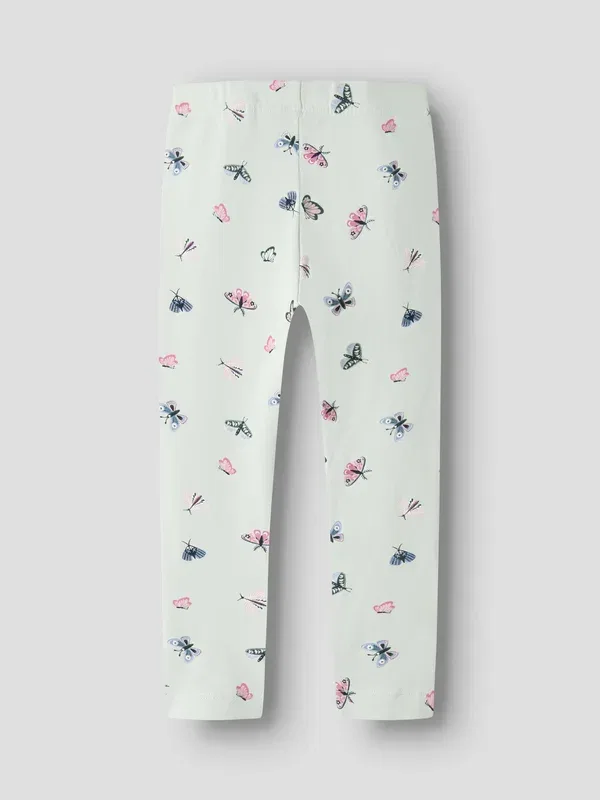 Комплект из 2 пар леггинсов с принтом Nmfvivian Name It, lavender fog/pale aqua, бирюзовый/лавандовый — фото 3