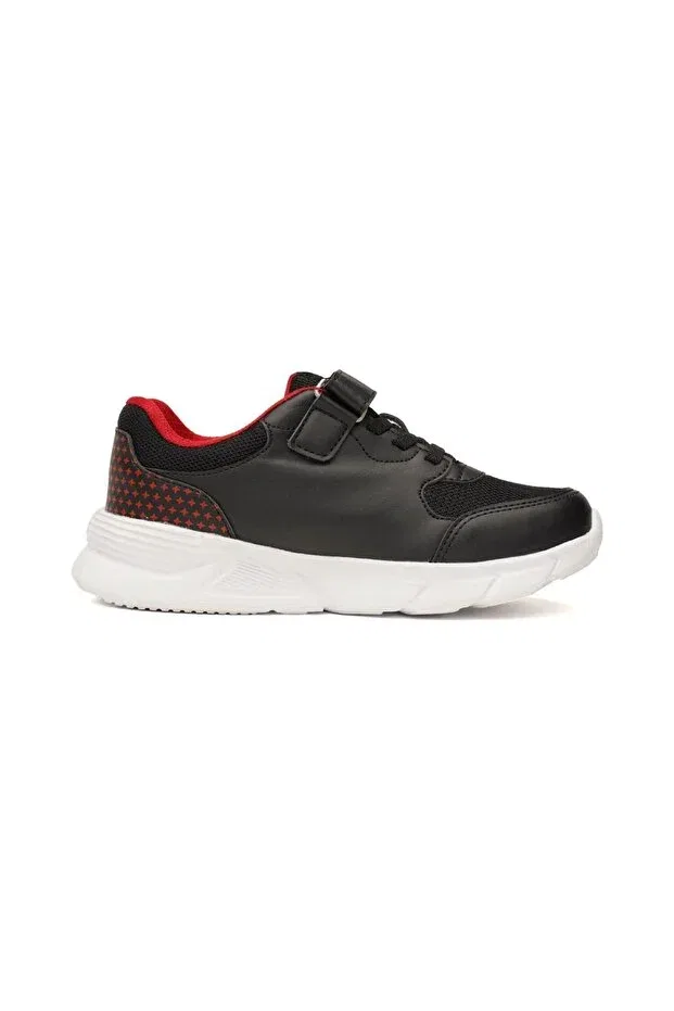 Детские кроссовки для девочек на шнуровке Hummel, Black/Red