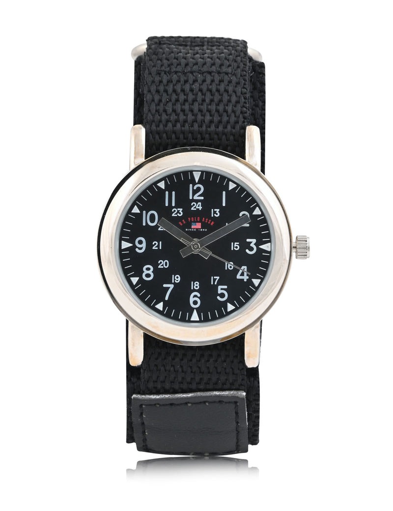 

Часы U.S. Polo Assn Uspa Junior Black Nylon Strap, черный