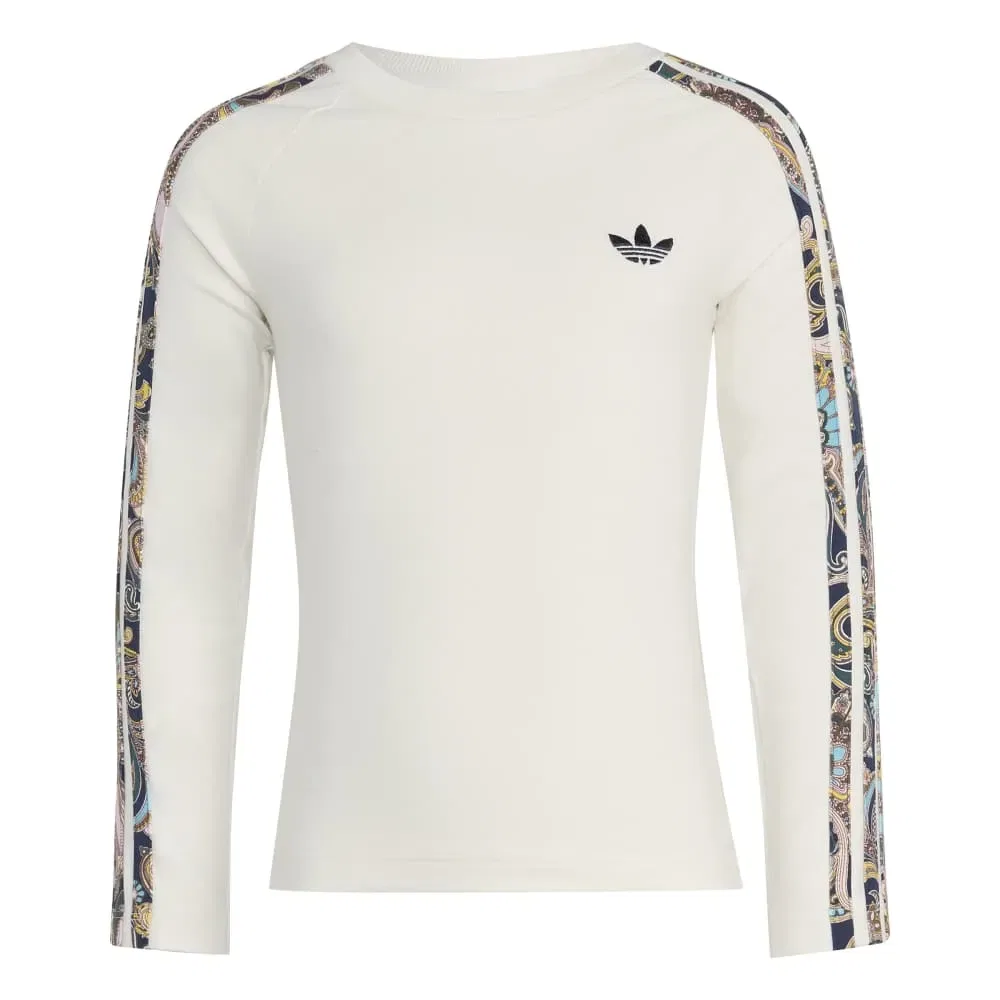 Спортивный костюм лонгслив и юбка Adidas Originals, белый — фото 4