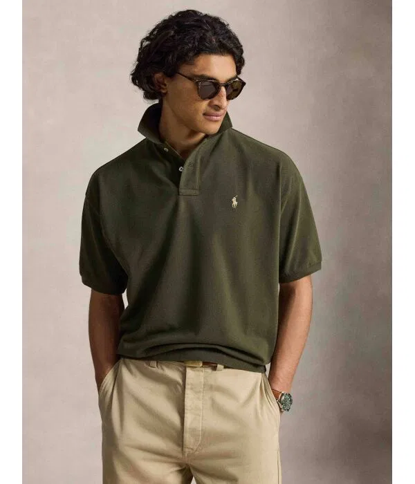 Мужское поло Relaxed Fit Polo Ralph Lauren, Verde Oliva