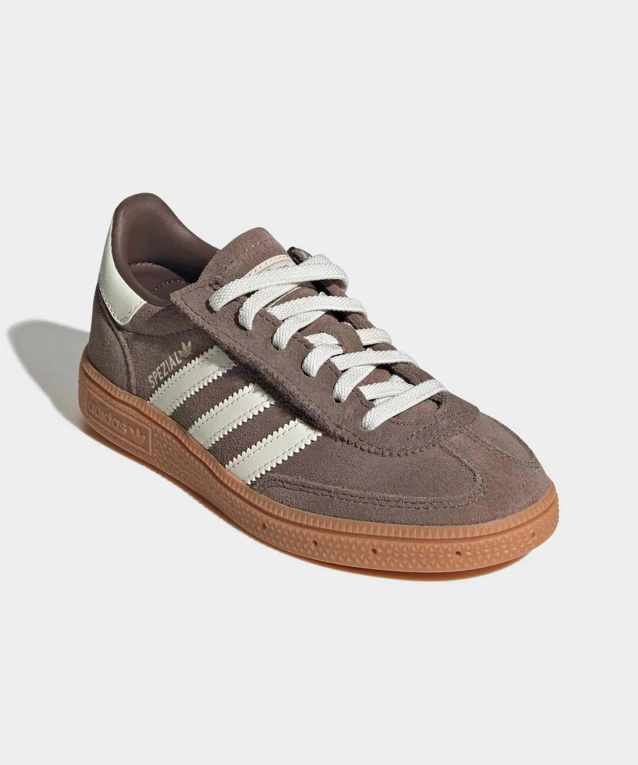 Детские кроссовки с эластичными шнурками Handball Spezial Comfort Closure Elastic Lace Adidas, Brown — фото 4