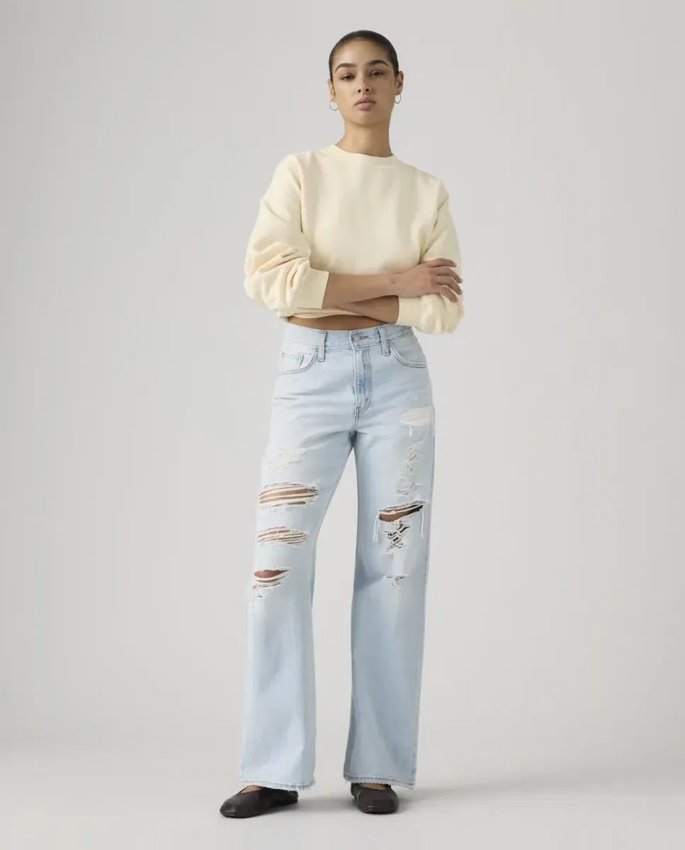 Женские джинсы-клеш с заниженной посадкой Loose Boot Levi's, Azul Claro