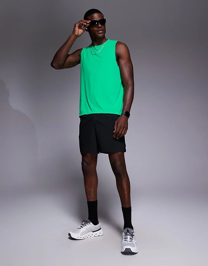 

Майка для бега из нейлоновой сетки 4505, быстросохнущий, неоново-зеленого цвета