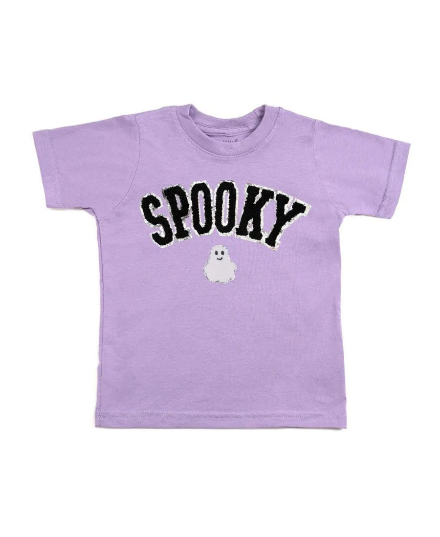 Футболка с принтом Spooky Ghost Patch Sweet Wink, Lavender